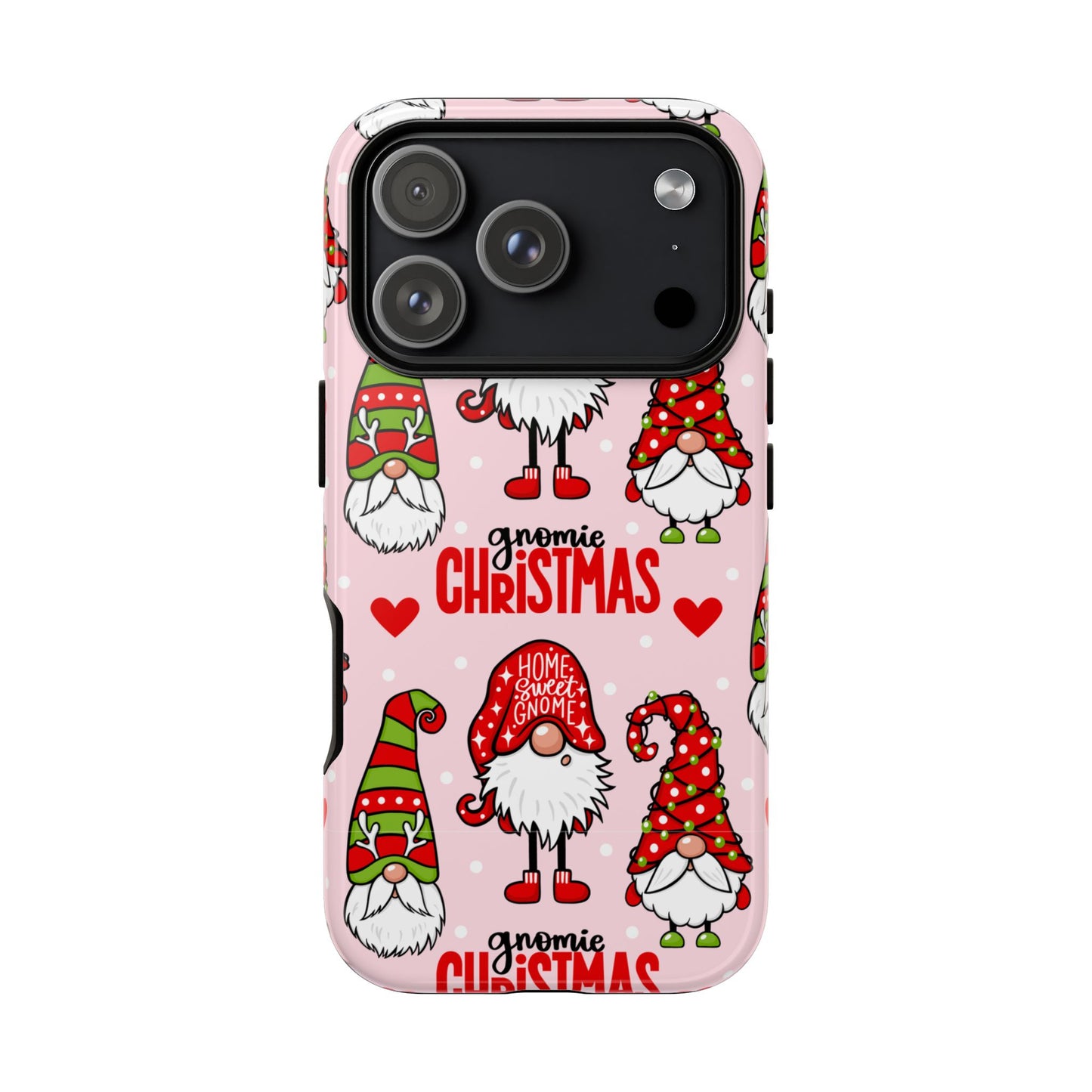 Christmas Gnomes Tough Phone Case – “Gnomie Christmas” Holiday Protection