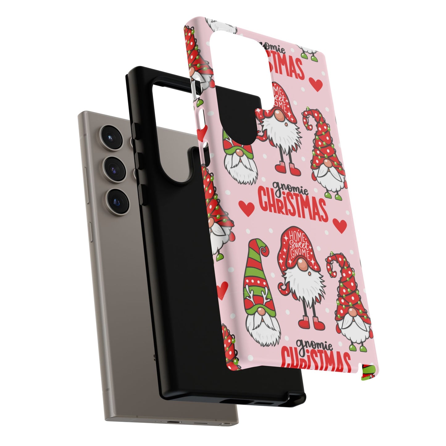 Christmas Gnomes Tough Phone Case – “Gnomie Christmas” Holiday Protection