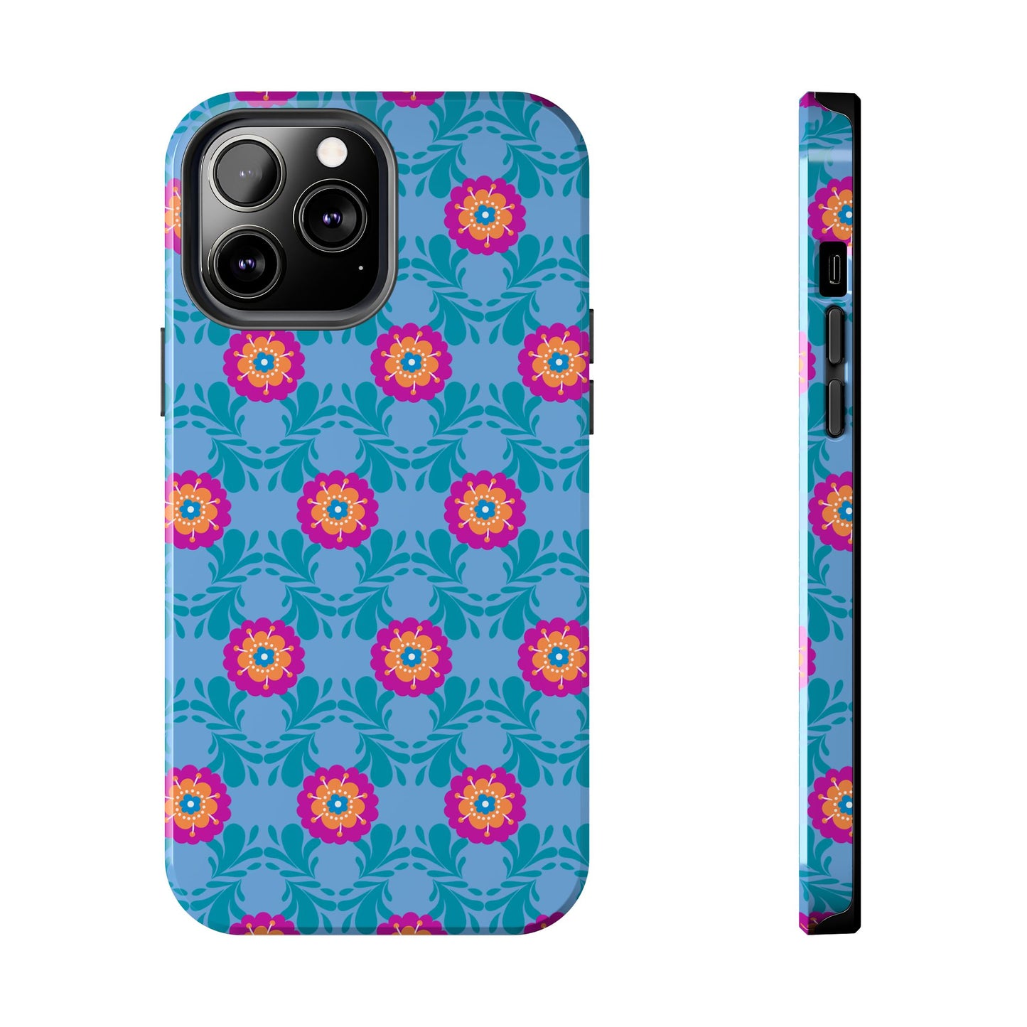 Floral Tough Phone Case - Durable, Stylish Protection for Your Smartphone