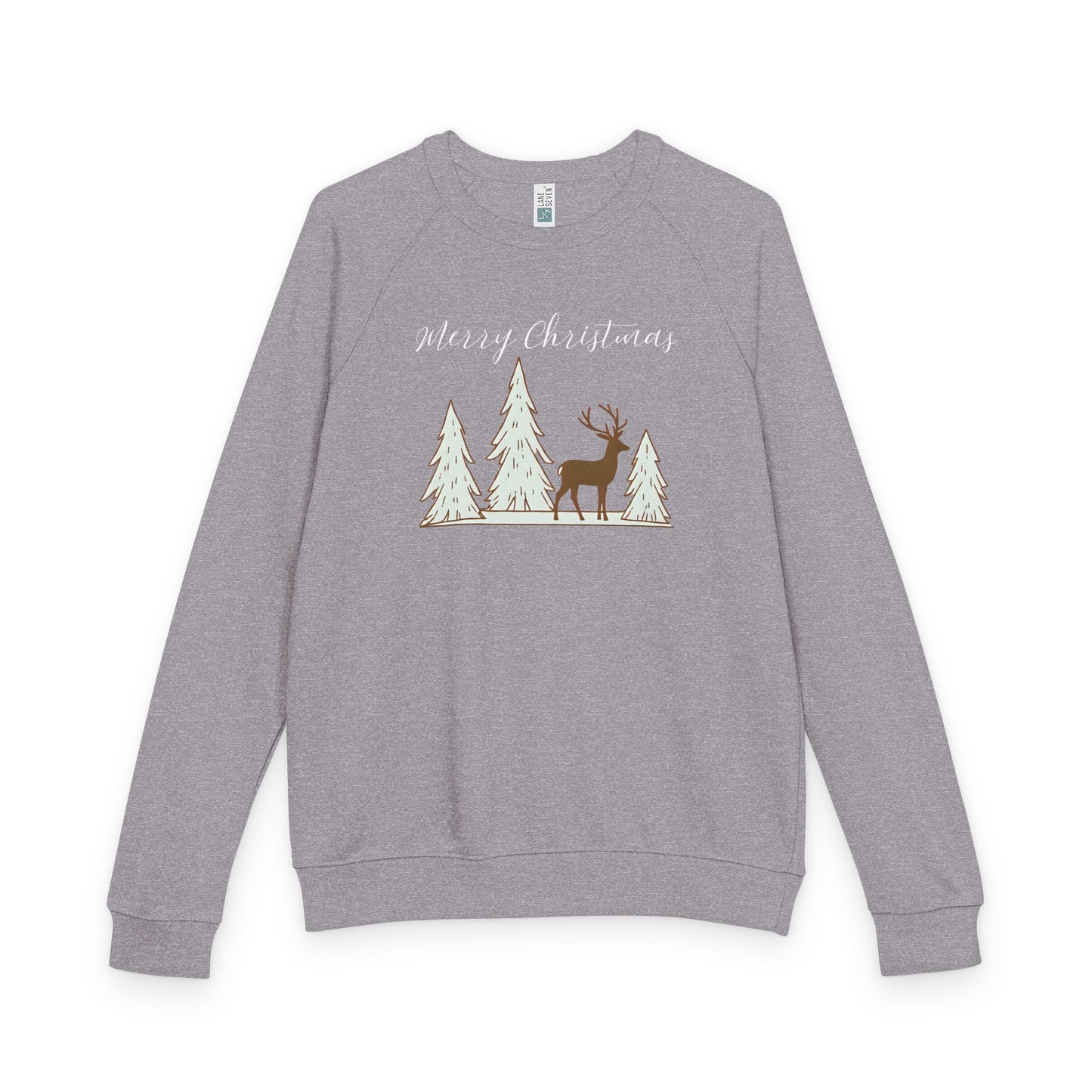 Merry Christmas Reindeer Crewneck Sweatshirt