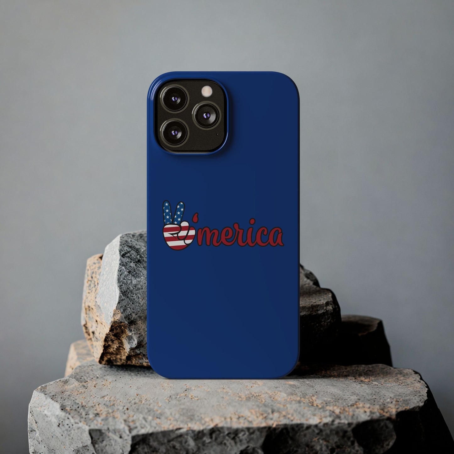 Slim Phone Case - 'Merica Design, Patriotic Phone Cover for Independence Day, 4th of July, USA Pride, Gift for Americans