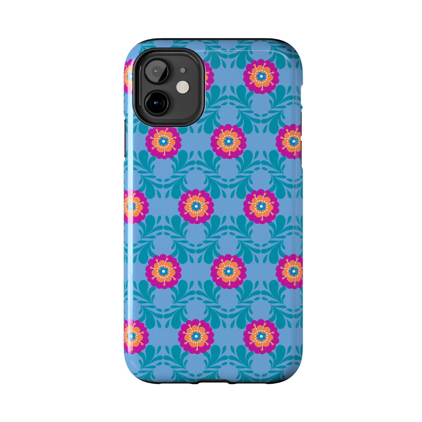Floral Tough Phone Case - Durable, Stylish Protection for Your Smartphone