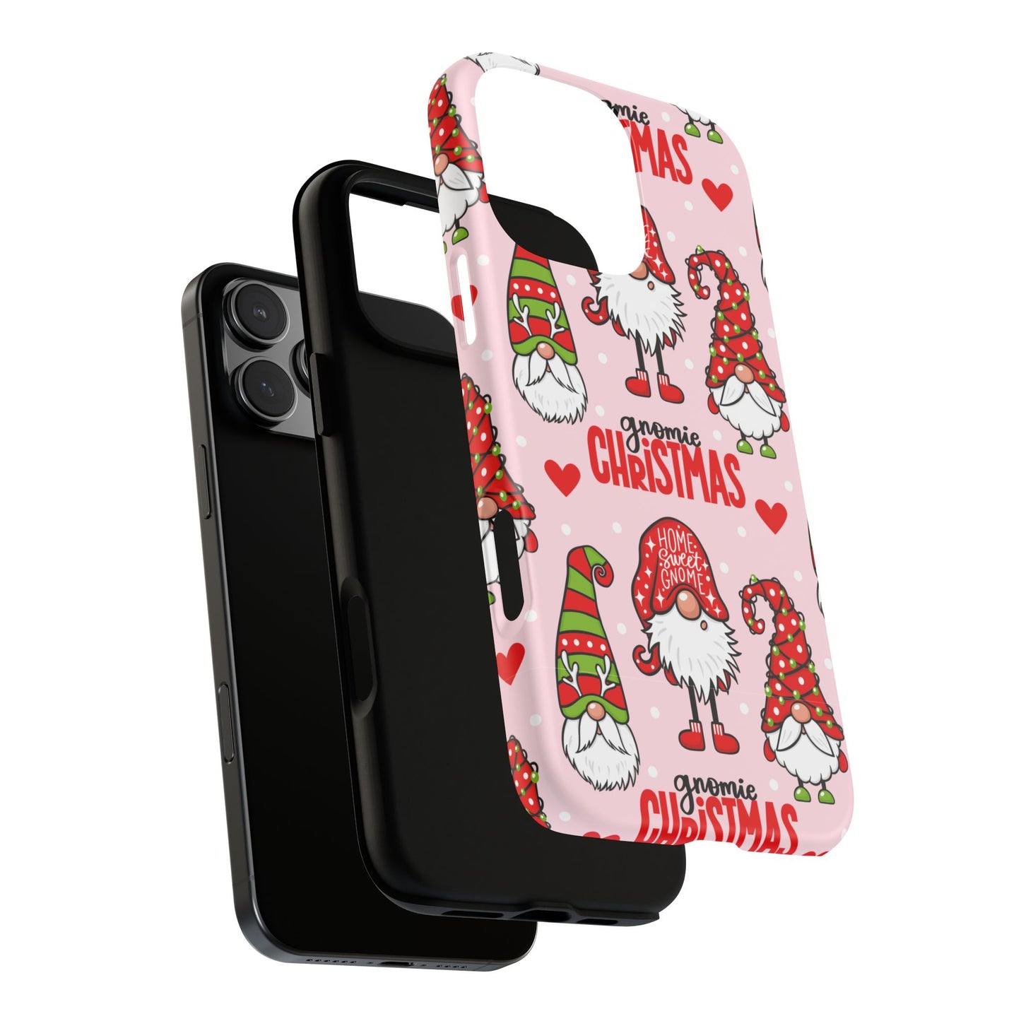 Christmas Gnomes Tough Phone Case – “Gnomie Christmas” Holiday Protection