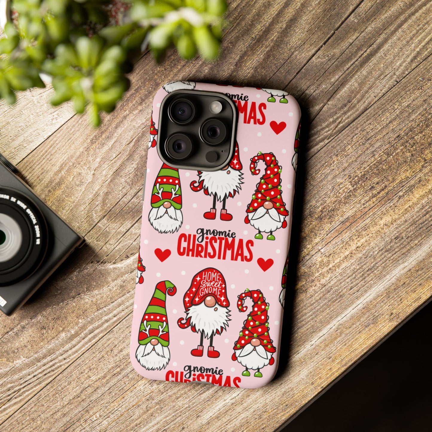 Christmas Gnomes Tough Phone Case – “Gnomie Christmas” Holiday Protection