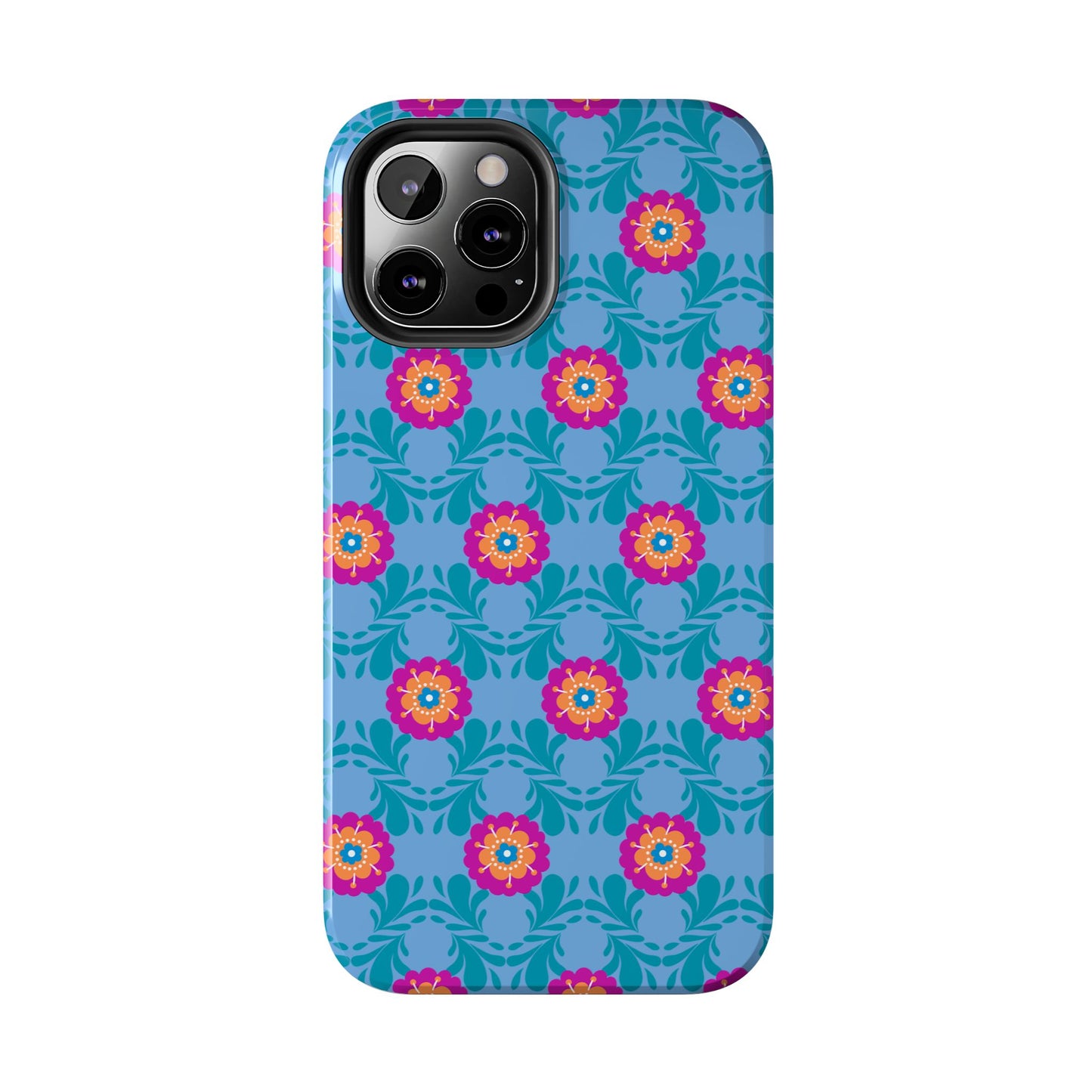 Floral Tough Phone Case - Durable, Stylish Protection for Your Smartphone