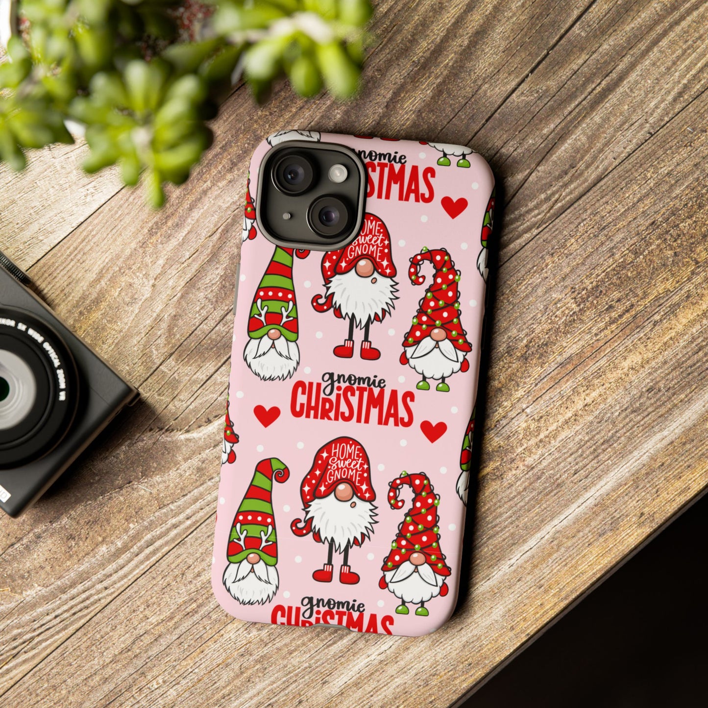 Christmas Gnomes Tough Phone Case – “Gnomie Christmas” Holiday Protection