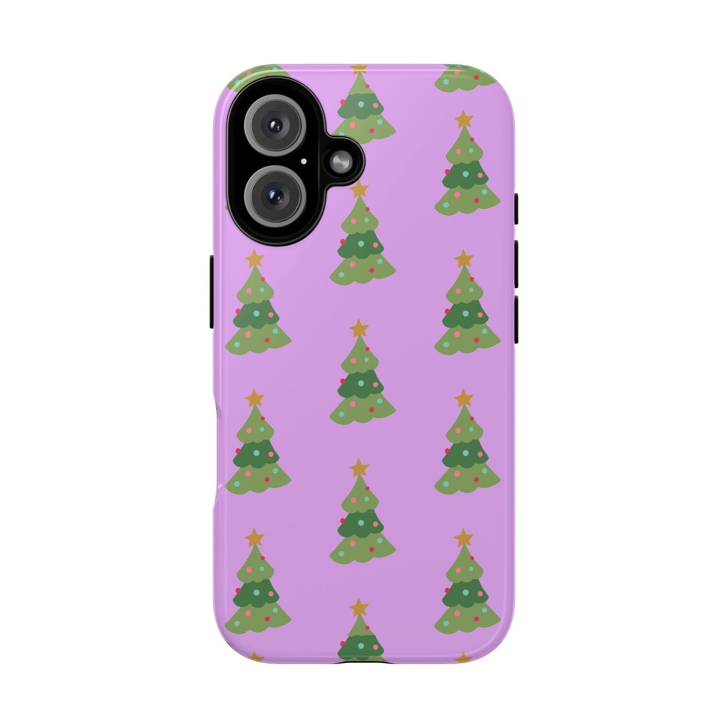 Christmas Tree Phone Case — Cute Purple Holiday iPhone Cover