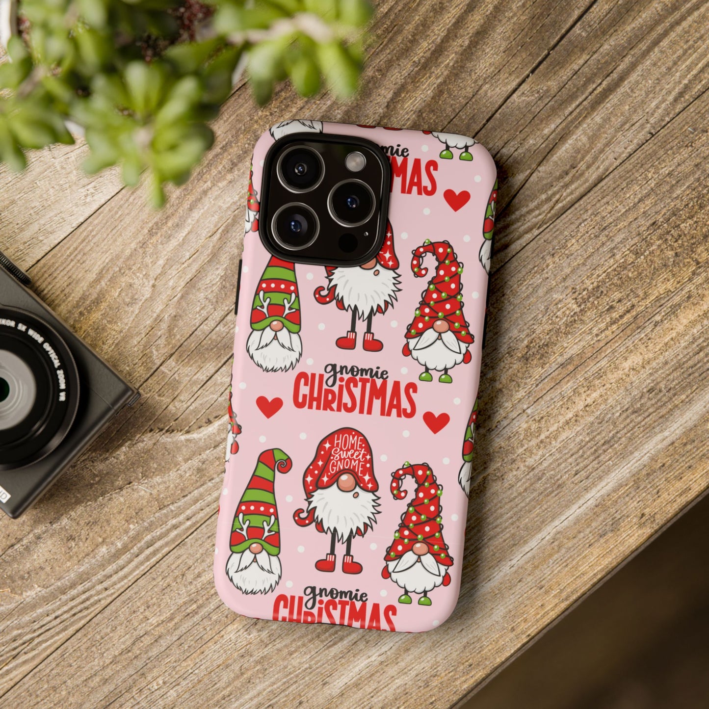 Christmas Gnomes Tough Phone Case – “Gnomie Christmas” Holiday Protection