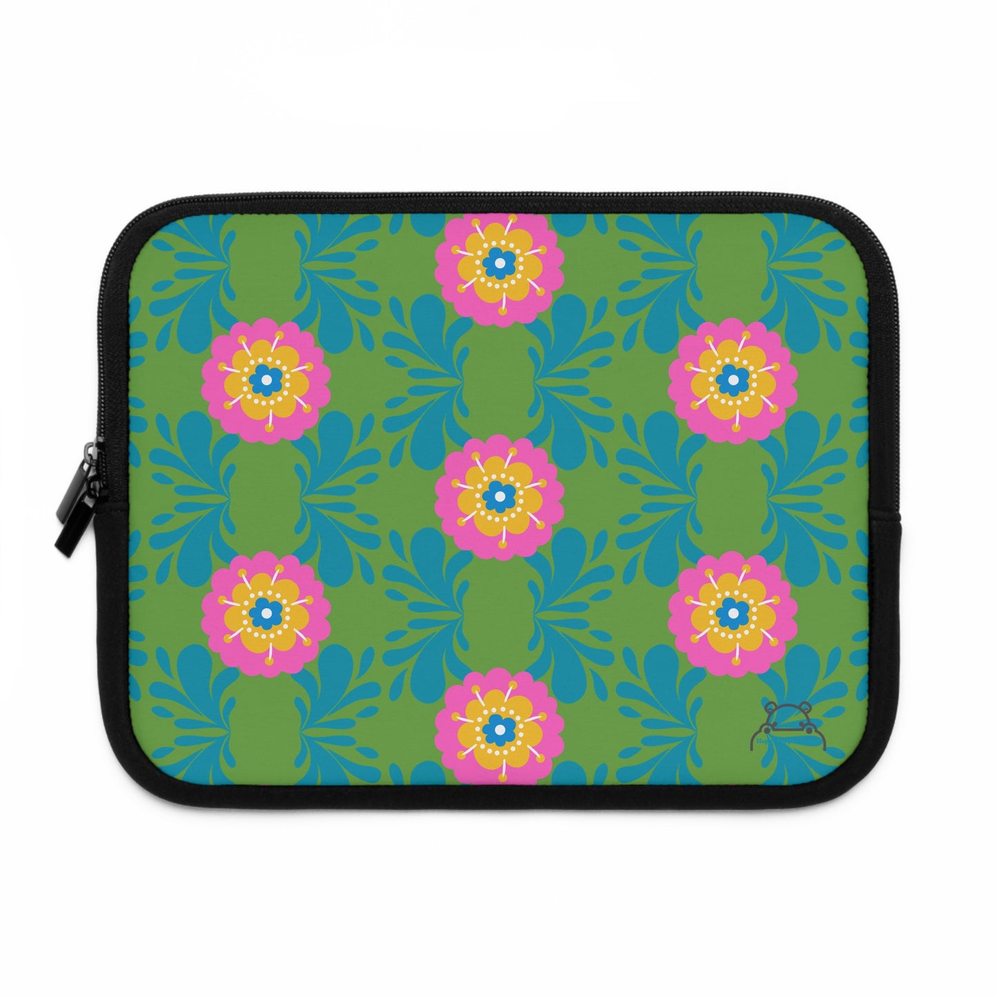 Vibrant Floral Laptop Sleeve, Colorful Tech Pouch, Flowers Design, Eco-Friendly Sleeve, Gift for Students, Stylish Computer Case, [...]