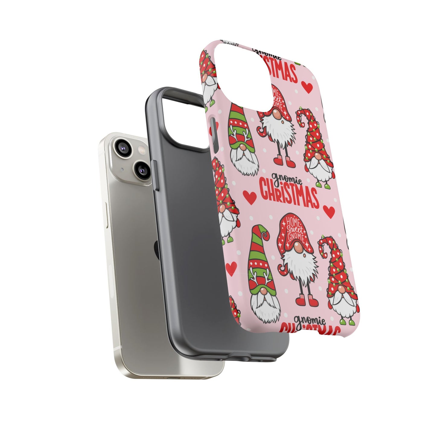 Christmas Gnomes Tough Phone Case – “Gnomie Christmas” Holiday Protection