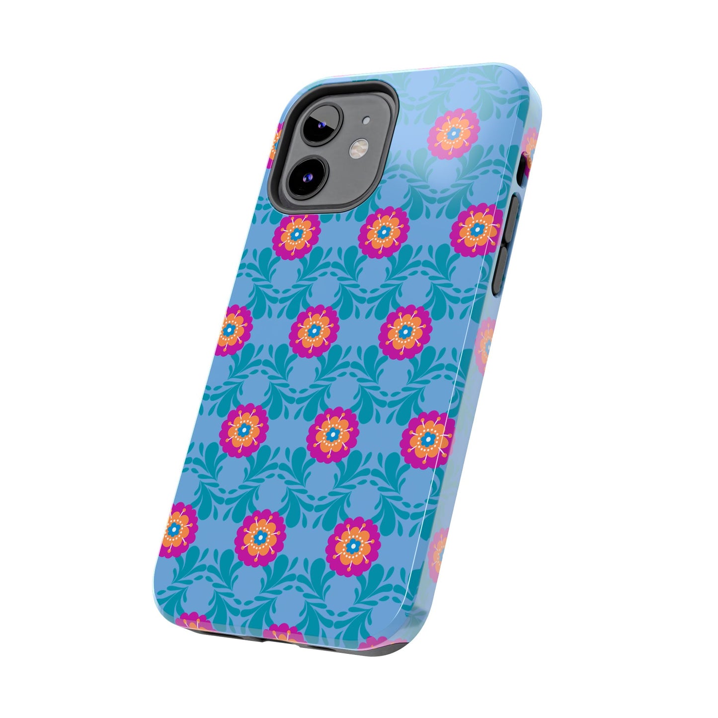 Floral Tough Phone Case - Durable, Stylish Protection for Your Smartphone
