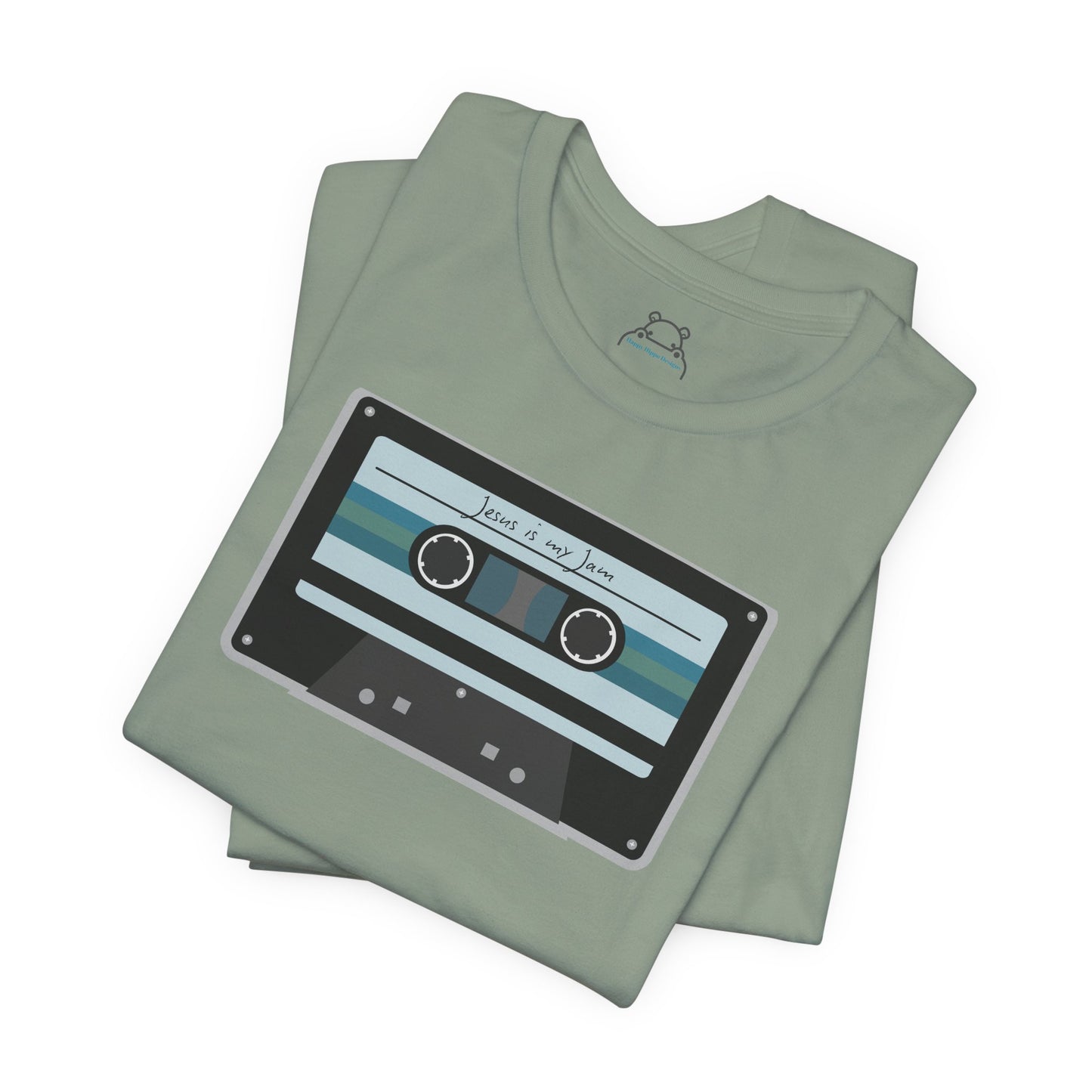 Jesus is my Jam Vintage Tape Design-Faith Based Unisex Tee