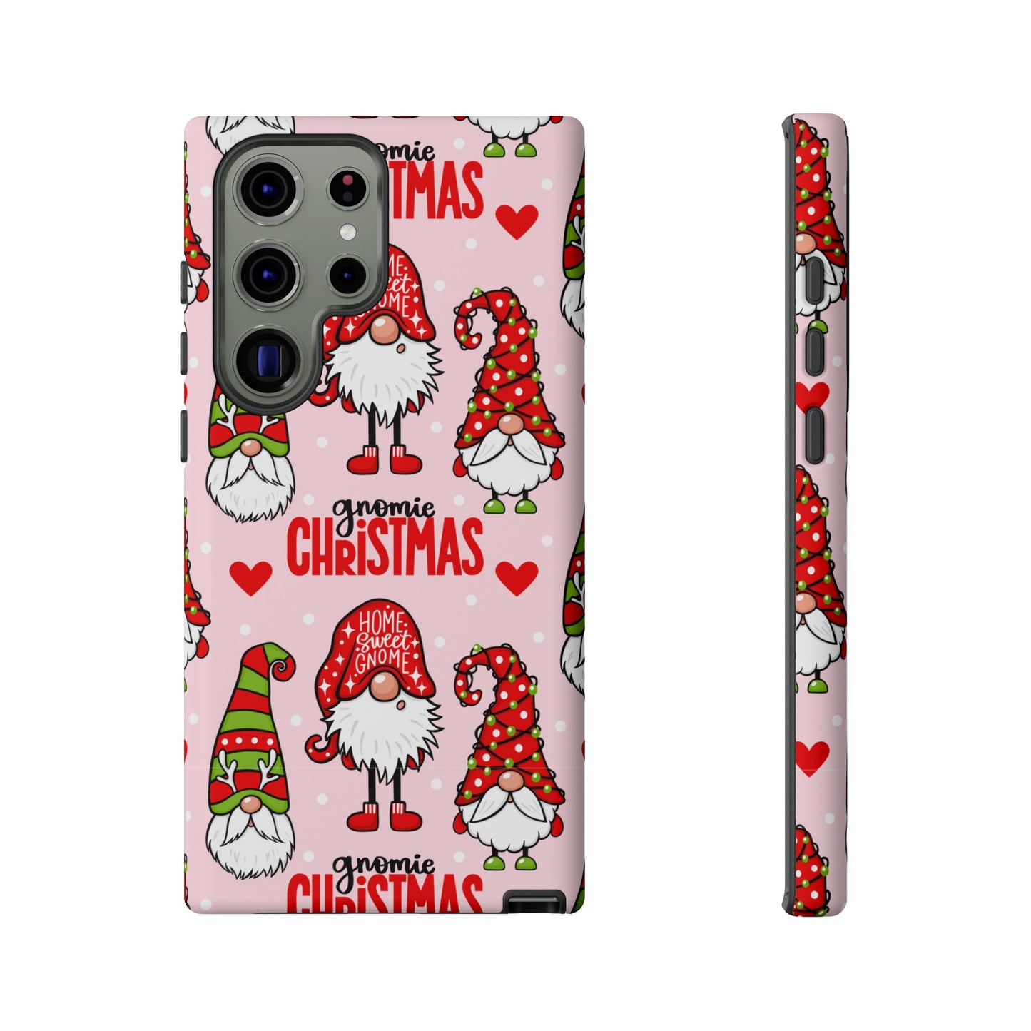 Christmas Gnomes Tough Phone Case – “Gnomie Christmas” Holiday Protection