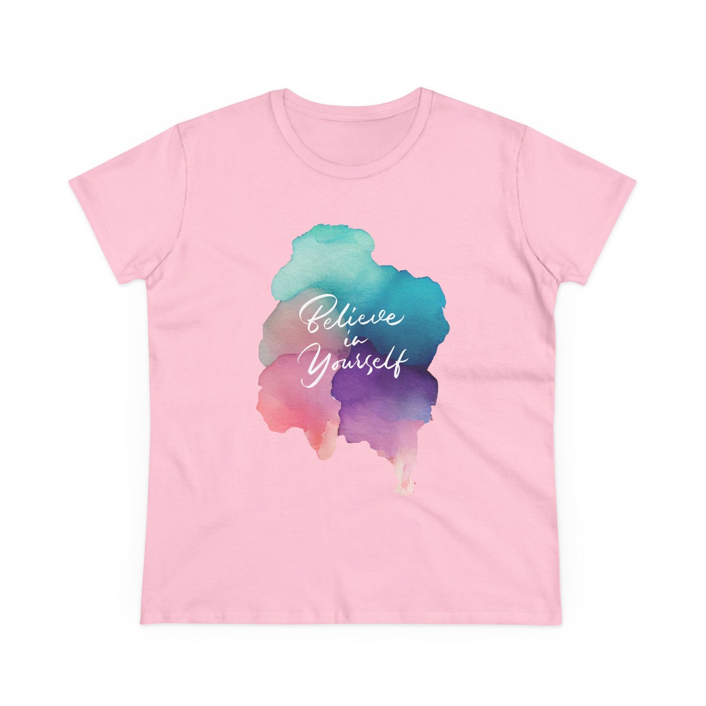 Motivational Women's Tee - 'Believe in Yourself' Casual Cotton Shirt, Gift for Her, Inspirational T-Shirt, Everyday Wear, [...]