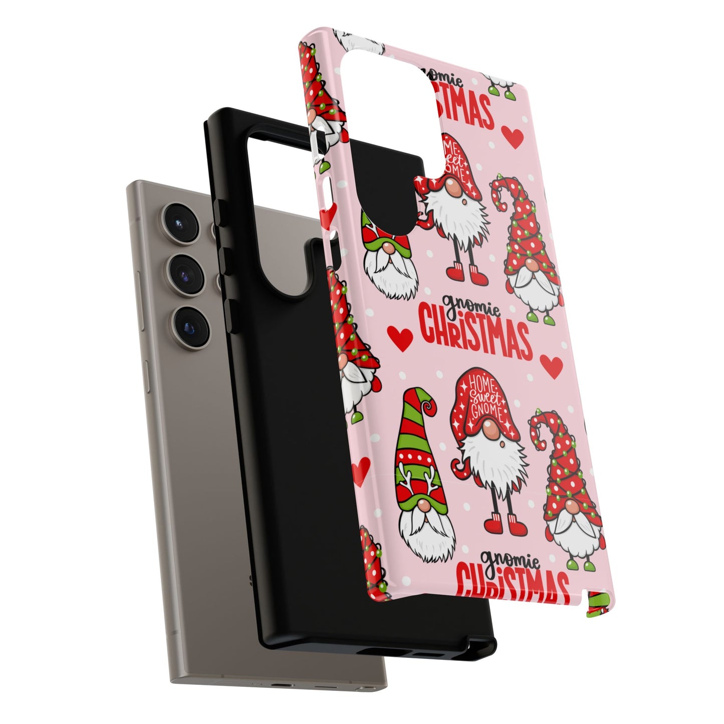 Christmas Gnomes Tough Phone Case – “Gnomie Christmas” Holiday Protection
