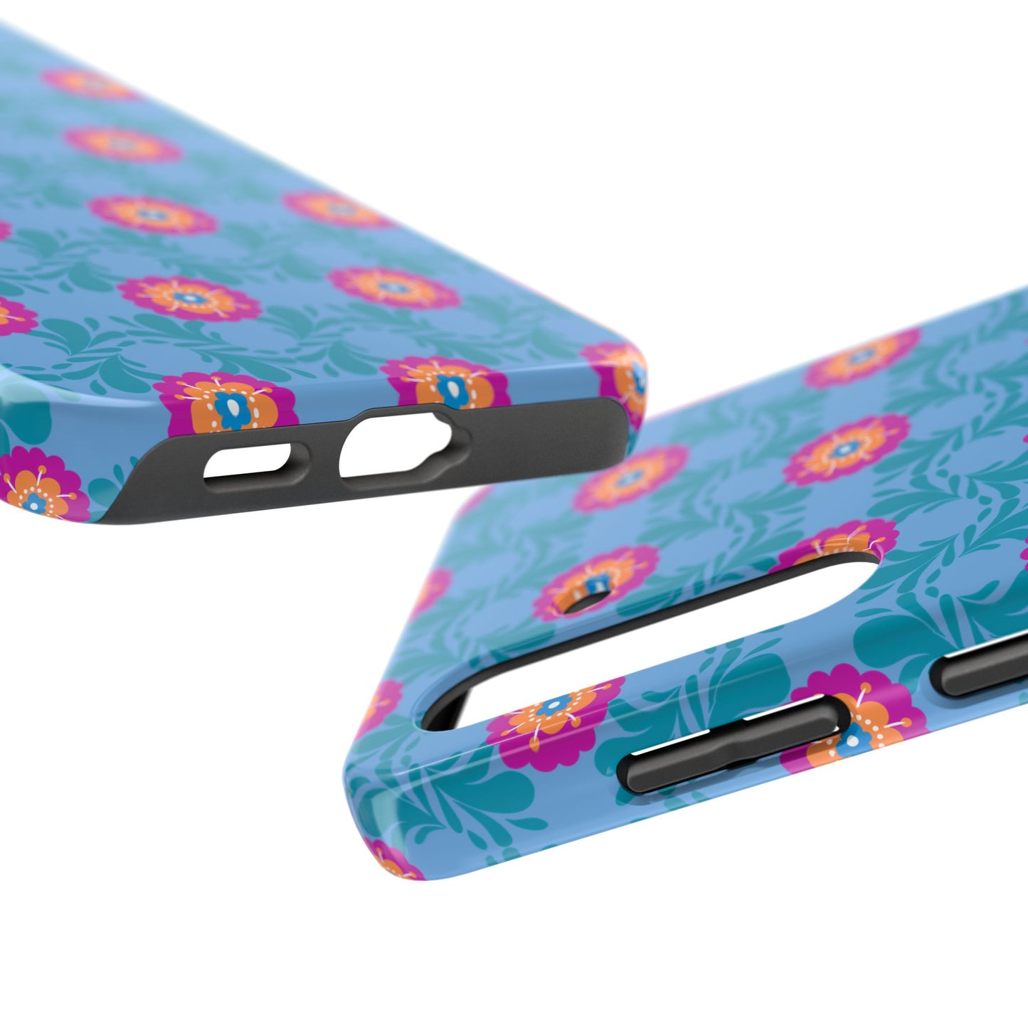 Floral Tough Phone Case - Durable, Stylish Protection for Your Smartphone
