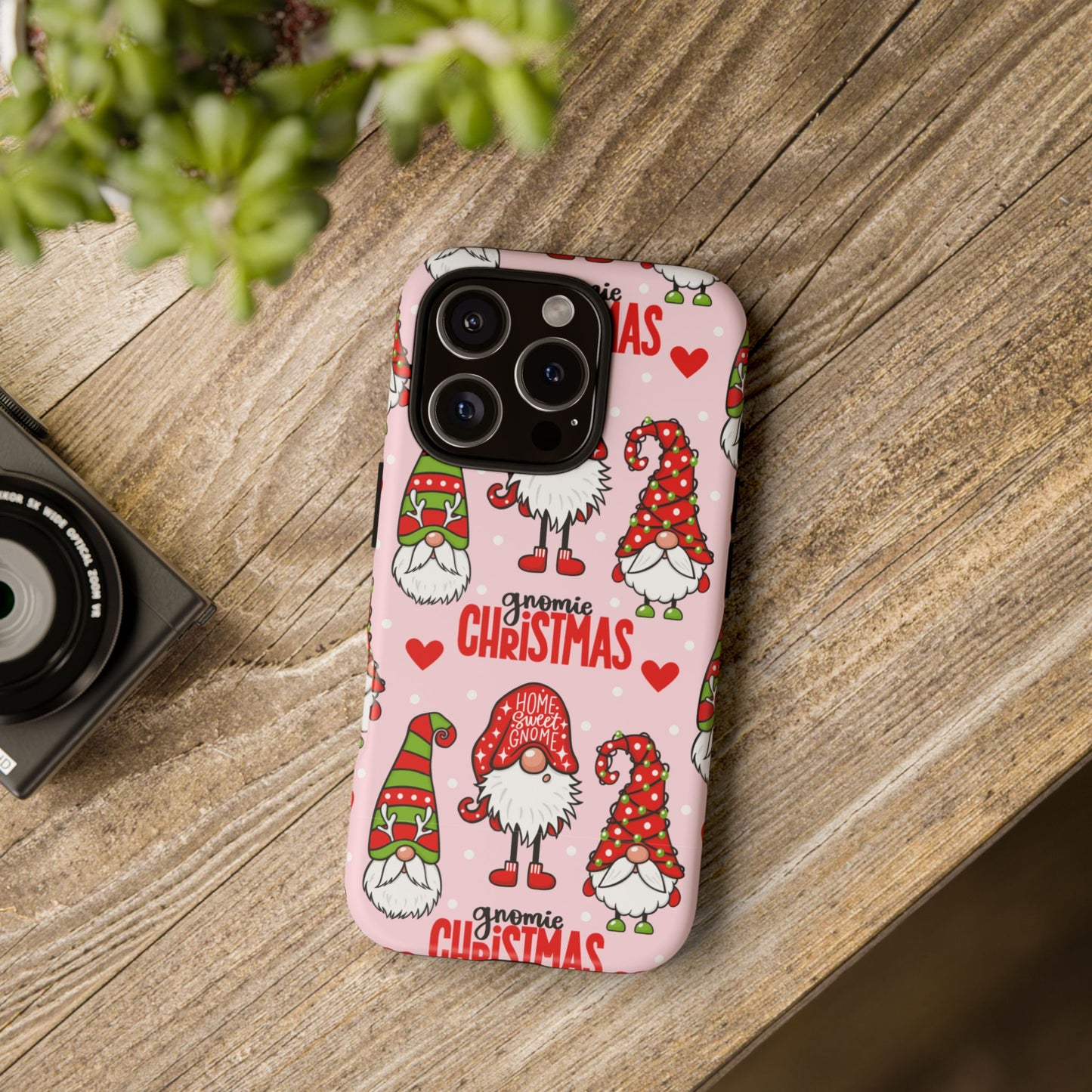 Christmas Gnomes Tough Phone Case – “Gnomie Christmas” Holiday Protection