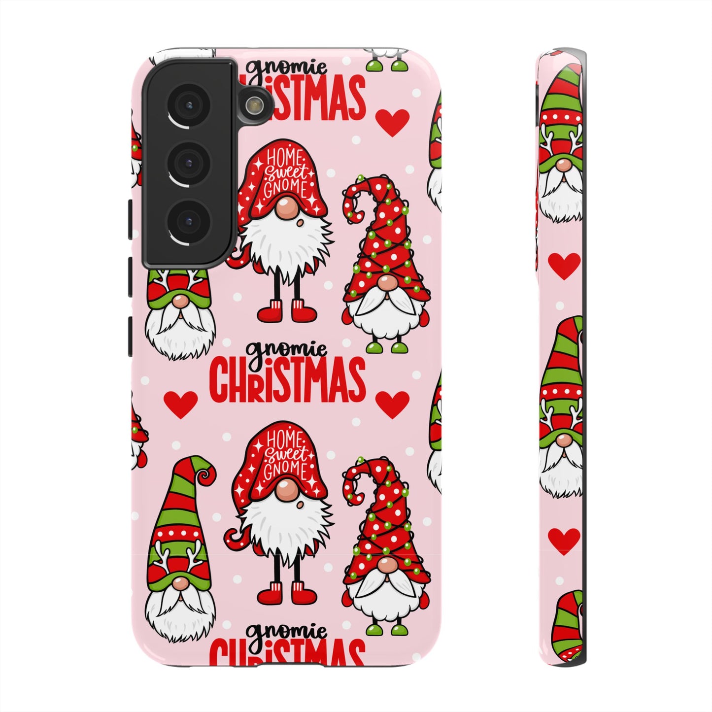 Christmas Gnomes Tough Phone Case – “Gnomie Christmas” Holiday Protection