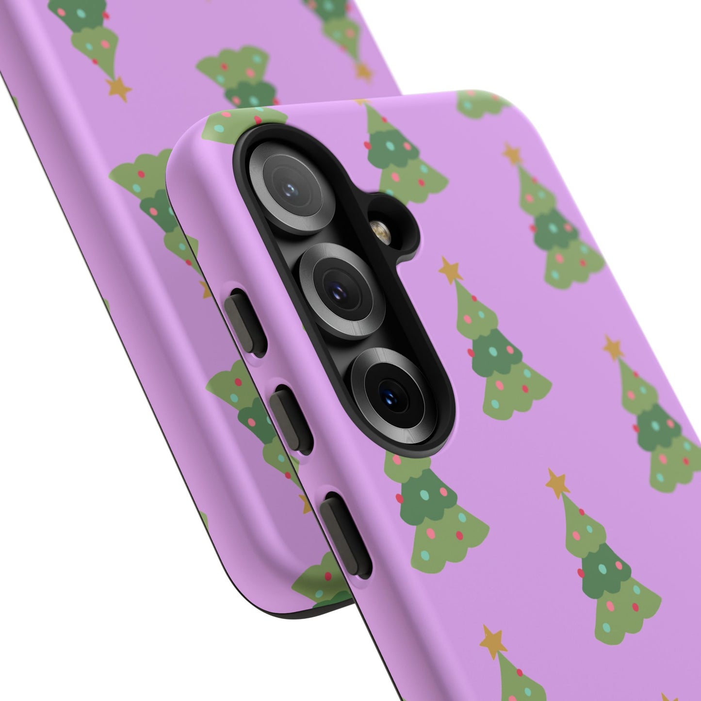 Christmas Tree Phone Case — Cute Purple Holiday iPhone Cover