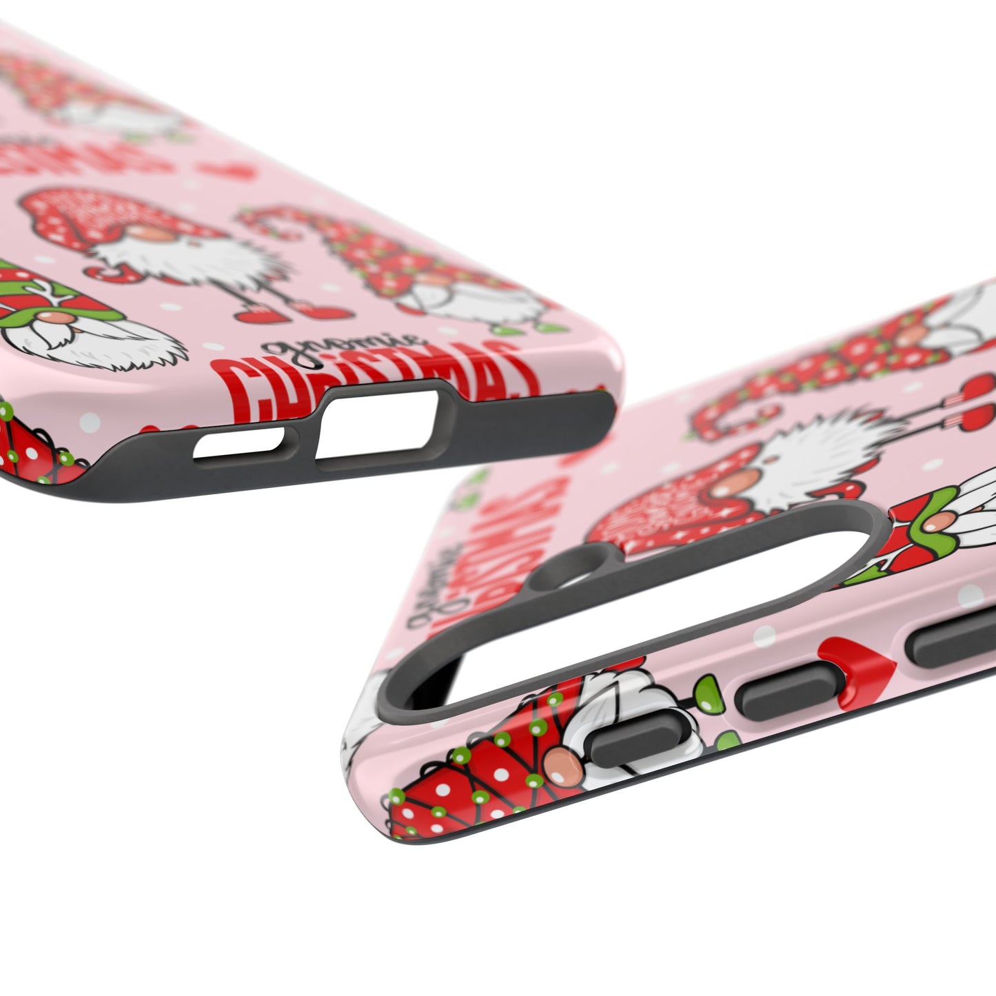 Christmas Gnomes Tough Phone Case – “Gnomie Christmas” Holiday Protection