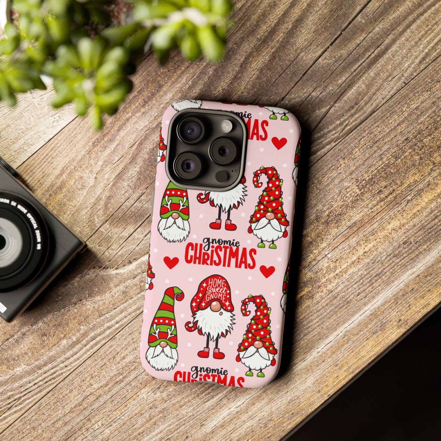 Christmas Gnomes Tough Phone Case – “Gnomie Christmas” Holiday Protection