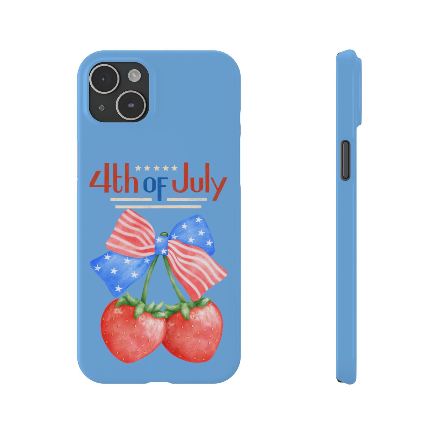 Patriotic Slim Phone Cases for 4th of July | Americana Accessories, Summer Gift, Holiday Celebration, Phone Protection