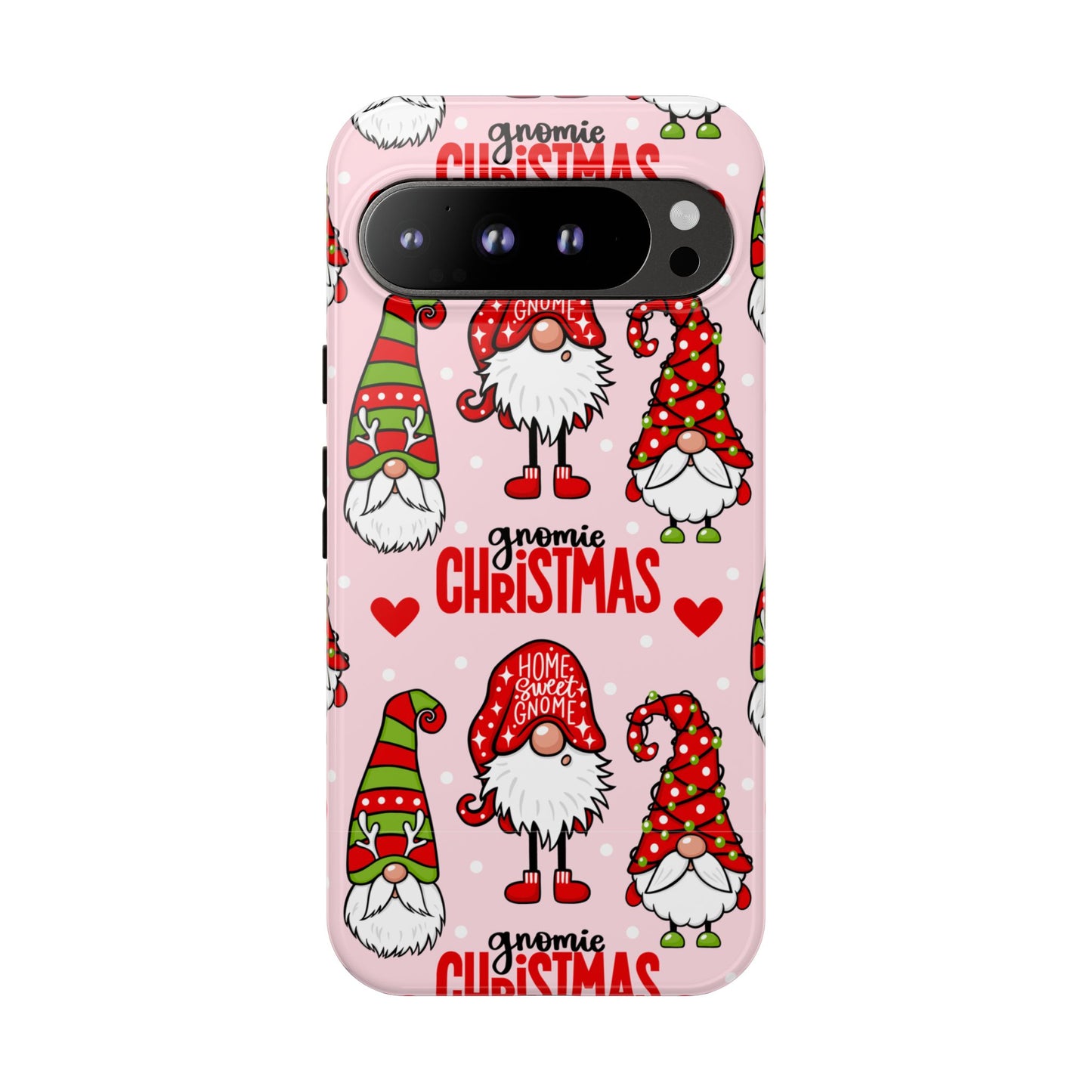 Christmas Gnomes Tough Phone Case – “Gnomie Christmas” Holiday Protection