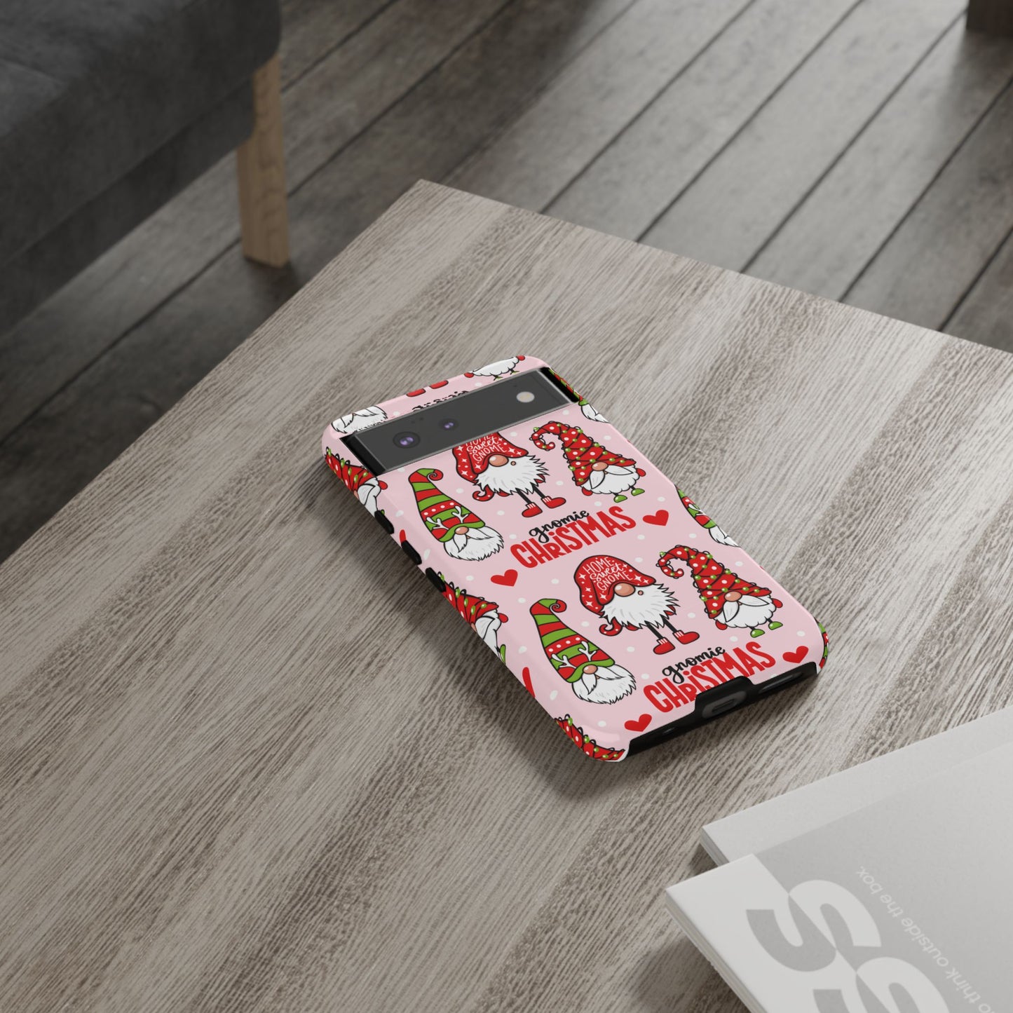 Christmas Gnomes Tough Phone Case – “Gnomie Christmas” Holiday Protection