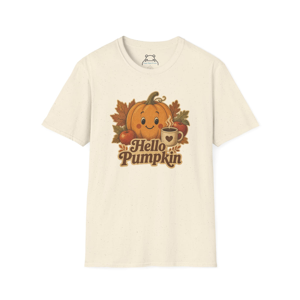 Hello Pumpkin T-Shirt — Cute Vintage Pumpkin Fall Tee