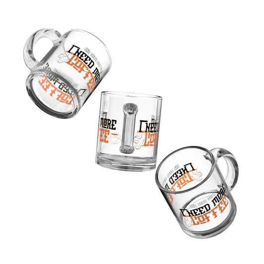 Glass Mug-"For your safety, I need more coffee"
