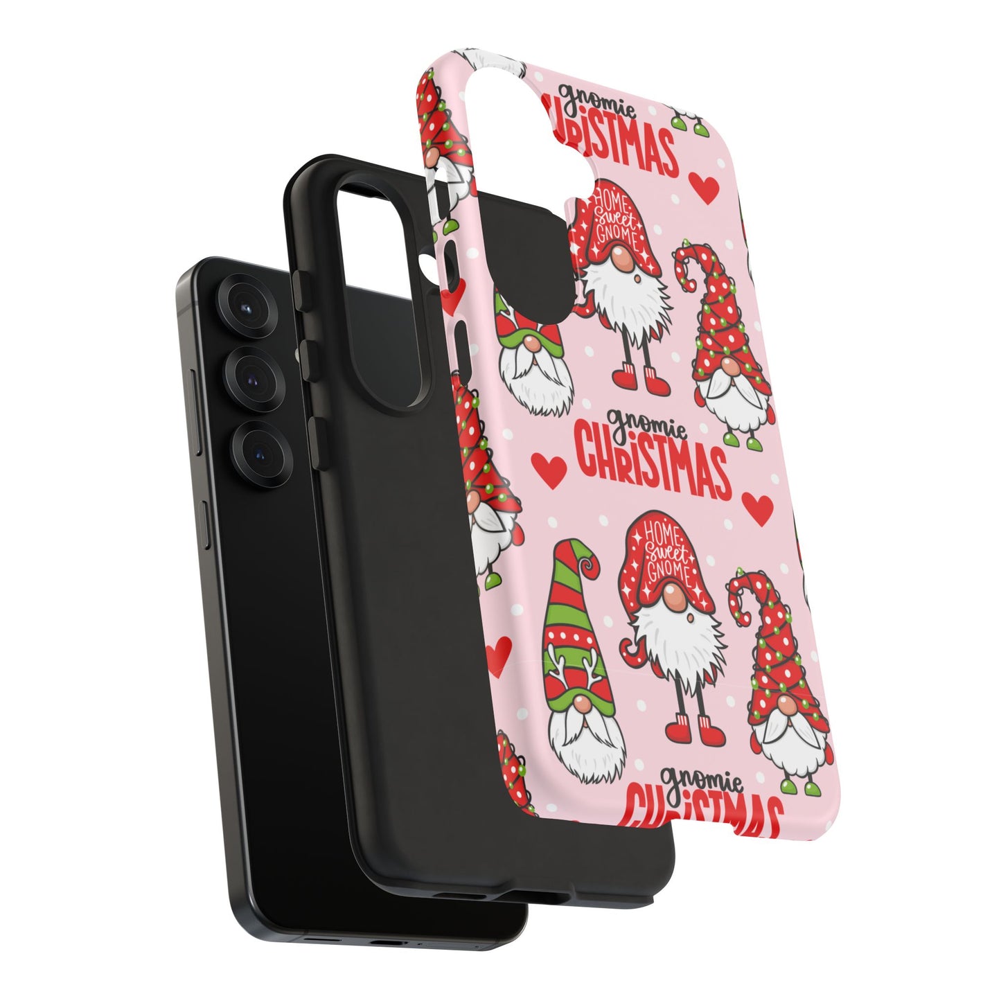 Christmas Gnomes Tough Phone Case – “Gnomie Christmas” Holiday Protection