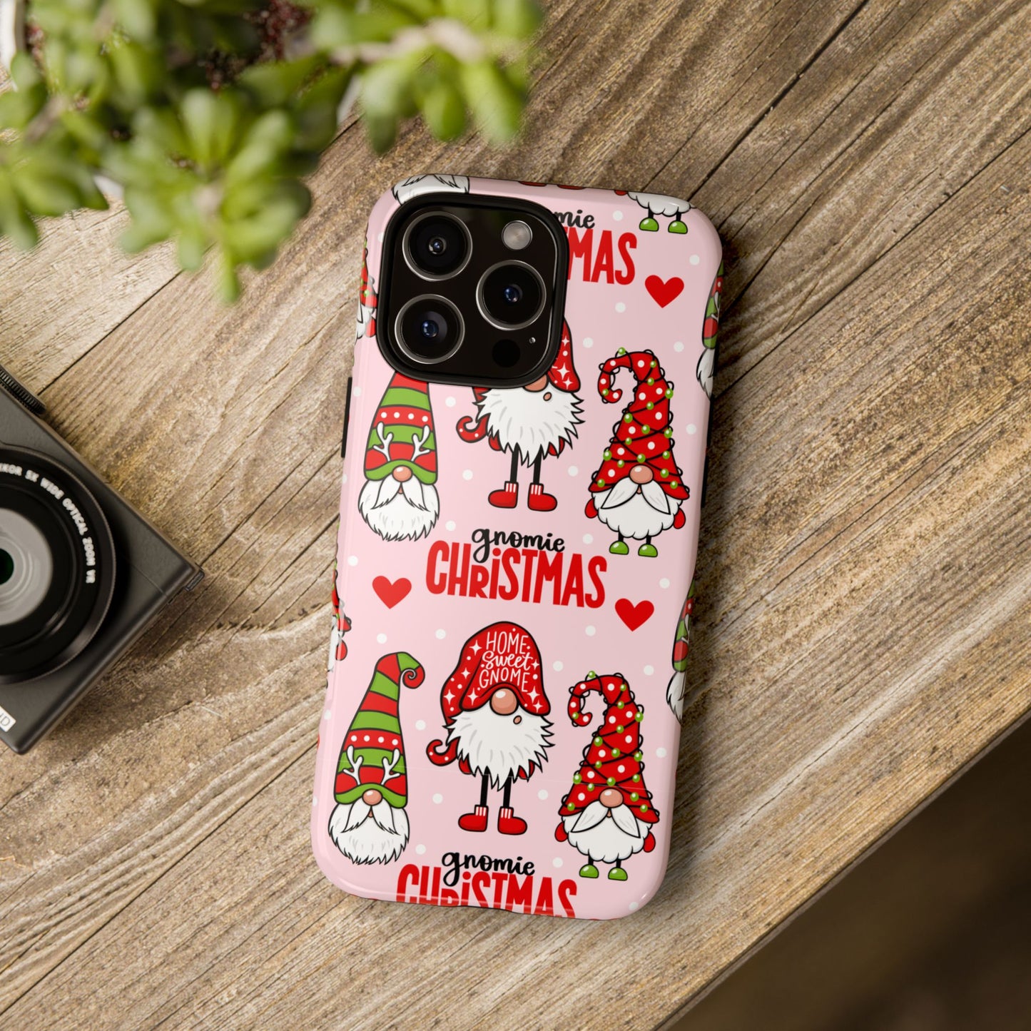 Christmas Gnomes Tough Phone Case – “Gnomie Christmas” Holiday Protection