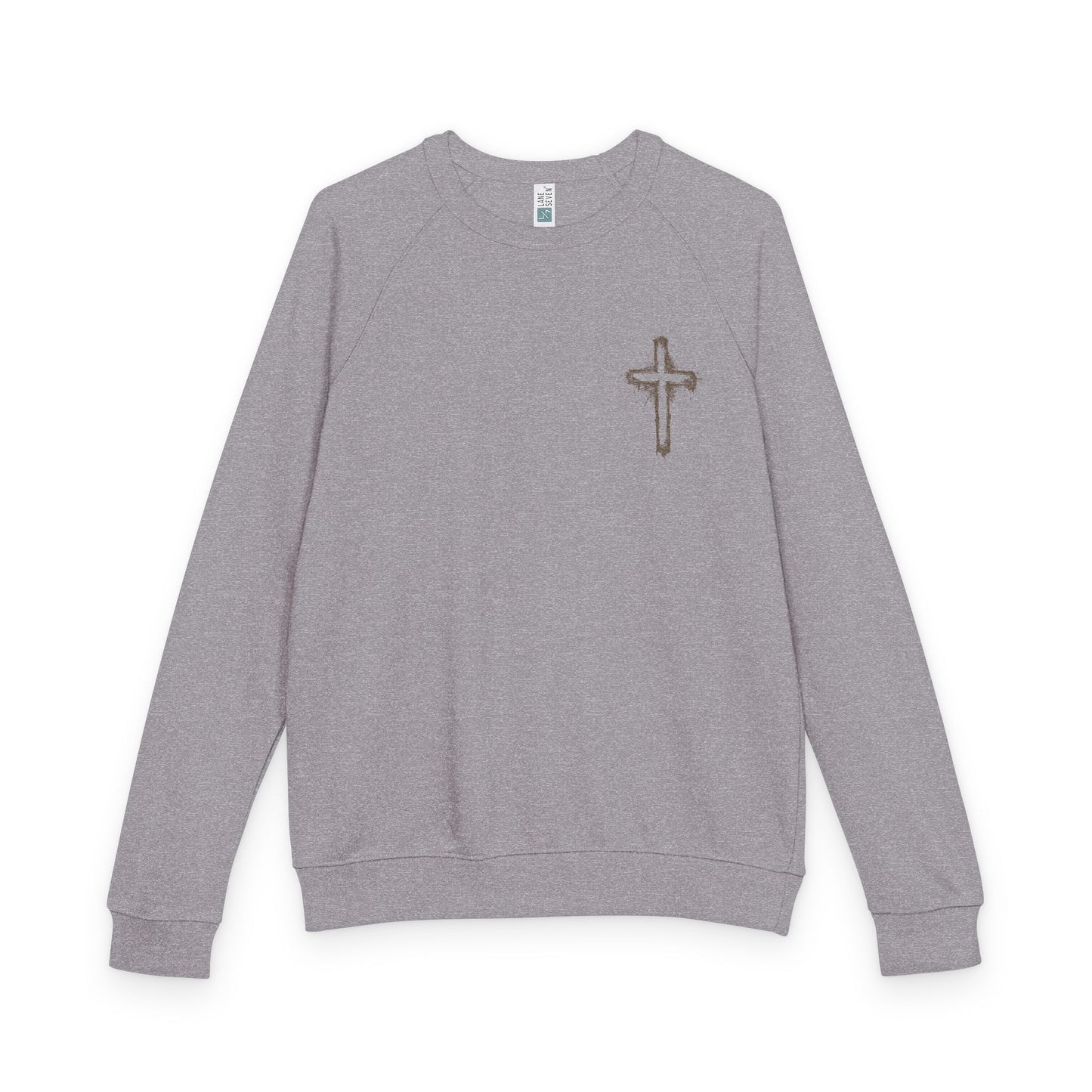 Unisex French Terry Crewneck Sweatshirt - Inspirational Decor, Casual Layering, Christian Gift, Cozy Comfort