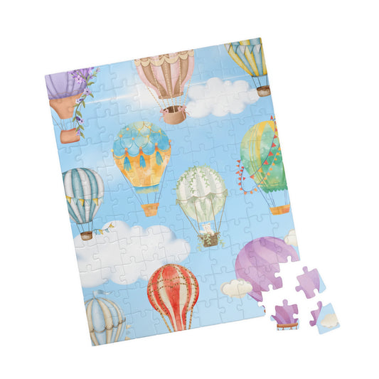 Colorful Hot Air Balloon Puzzle - Unique Gift