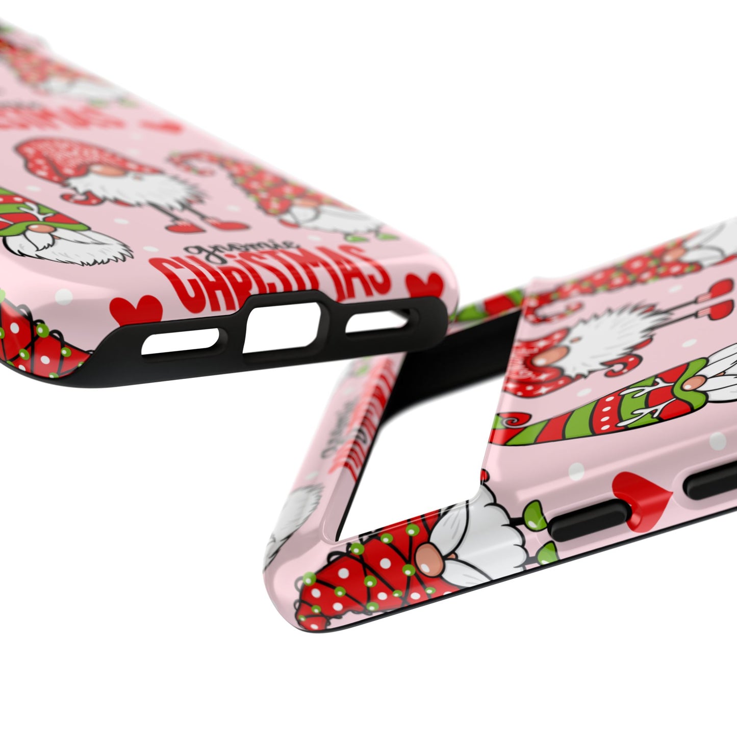 Christmas Gnomes Tough Phone Case – “Gnomie Christmas” Holiday Protection