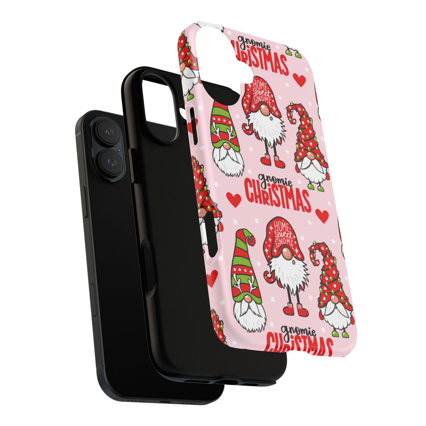 Christmas Gnomes Tough Phone Case – “Gnomie Christmas” Holiday Protection