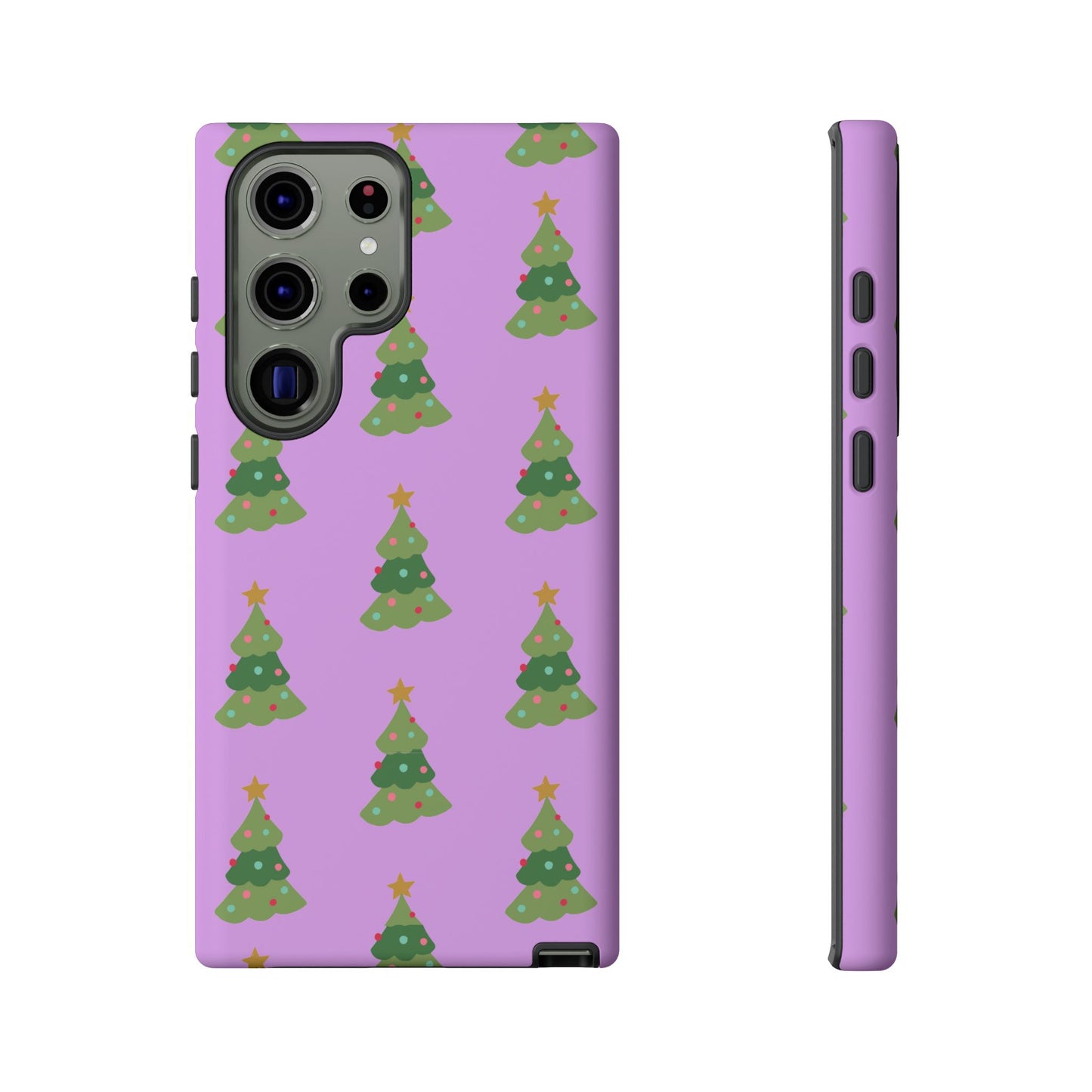 Christmas Tree Phone Case — Cute Purple Holiday iPhone Cover