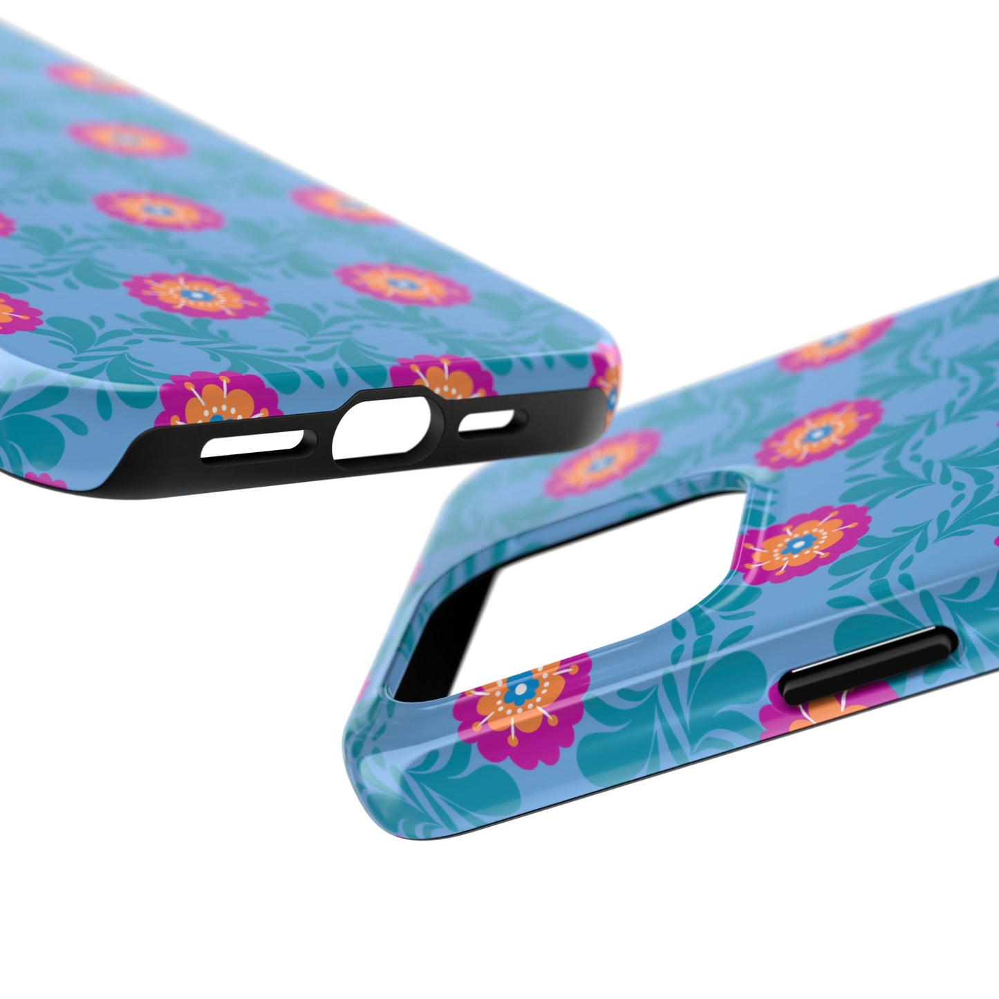 Floral Tough Phone Case - Durable, Stylish Protection for Your Smartphone