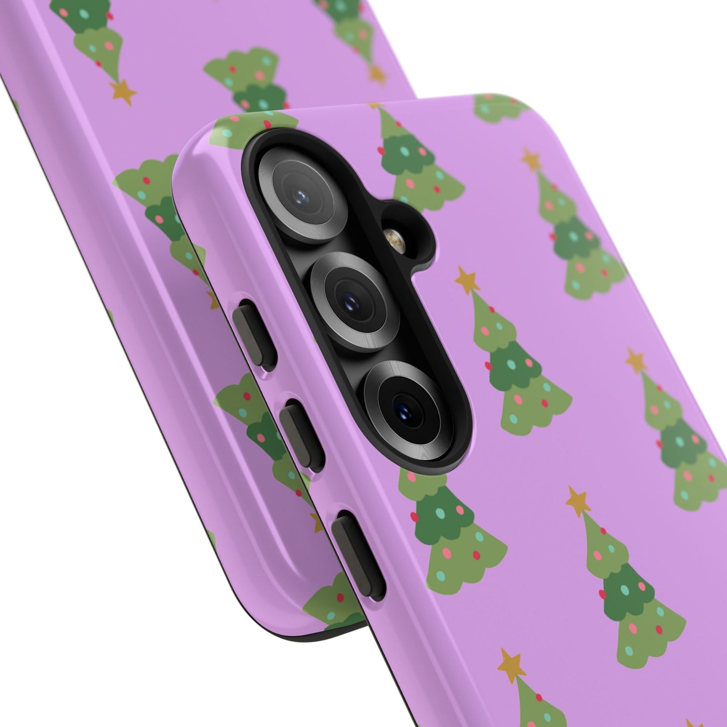 Christmas Tree Phone Case — Cute Purple Holiday iPhone Cover