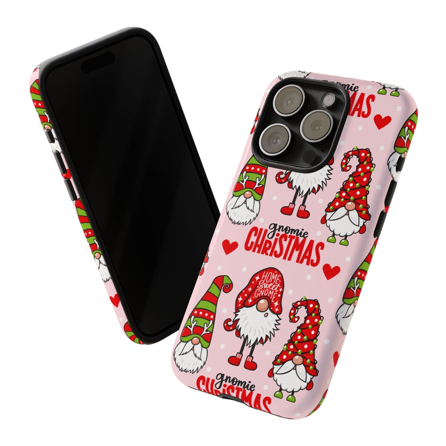 Christmas Gnomes Tough Phone Case – “Gnomie Christmas” Holiday Protection
