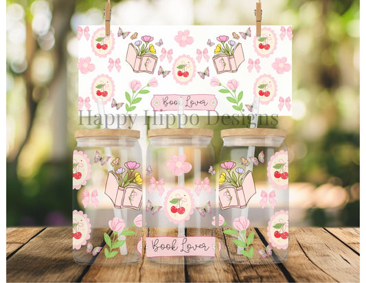 16oz Book Lover soda can style cup