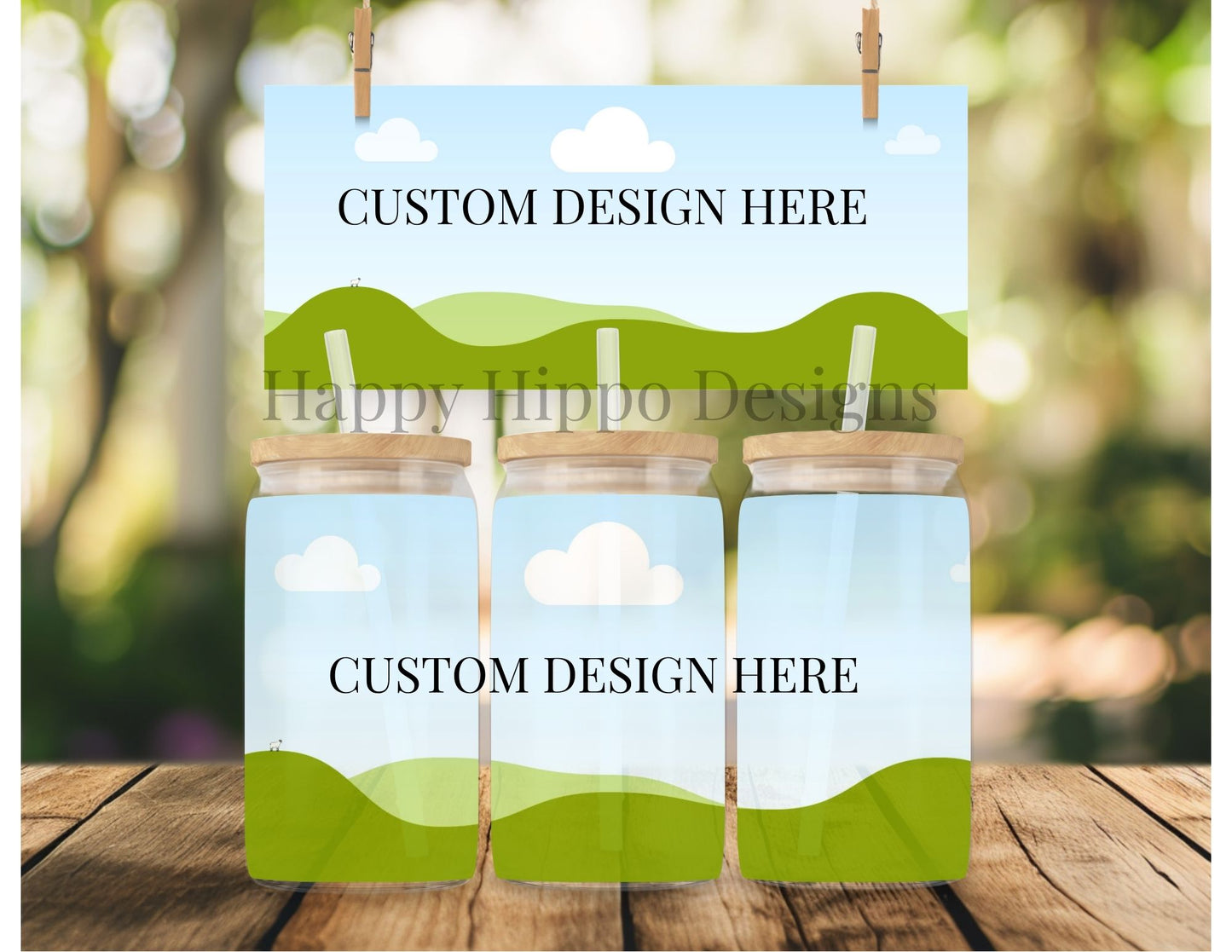 Custom Cup Order Set of 5