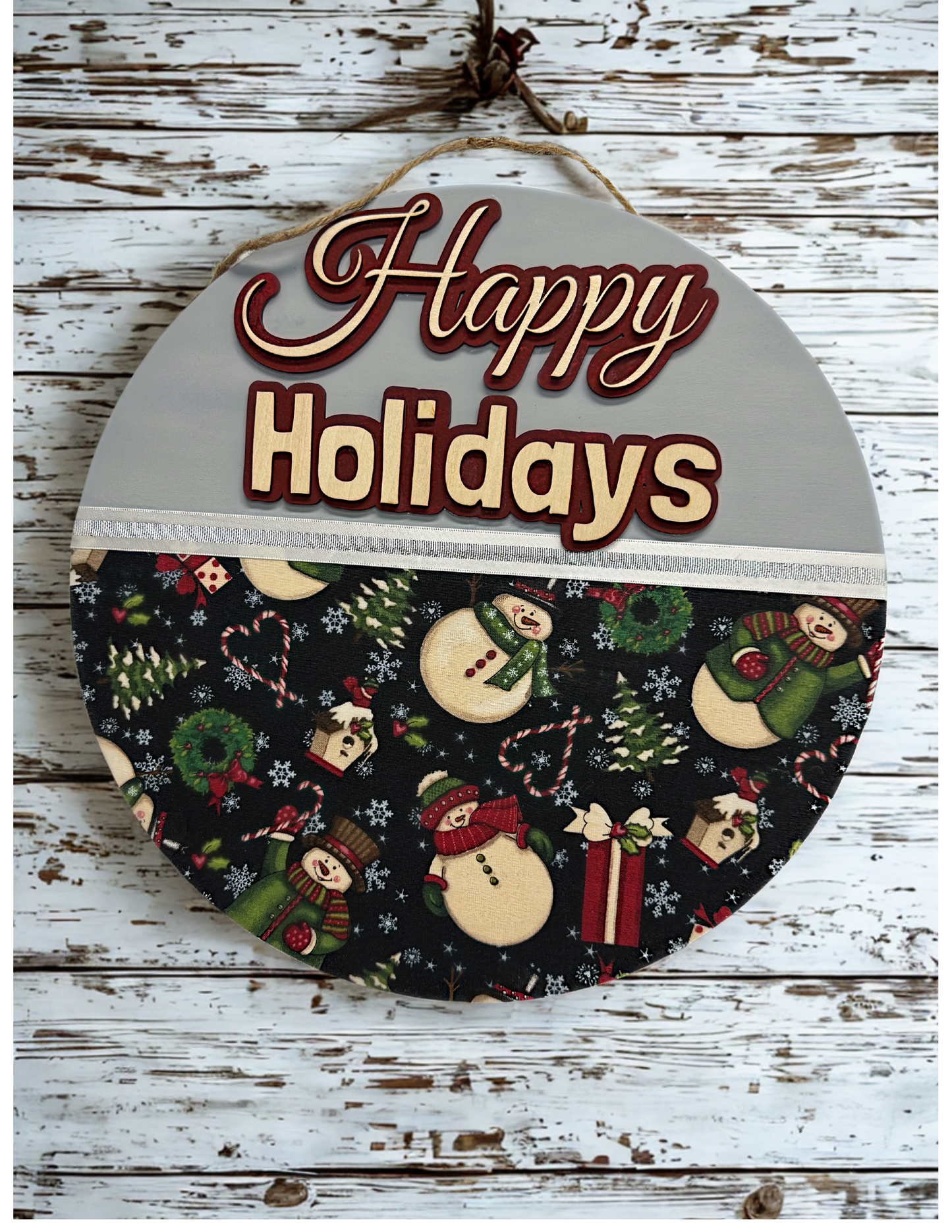 Happy Holidays door hanger