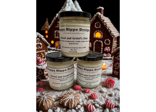 Hansel and Gretel's Haus 9oz Coconut Soy Holiday Candle