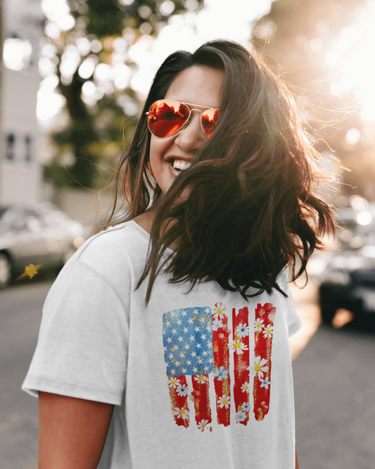 Flower Flag Tshirt
