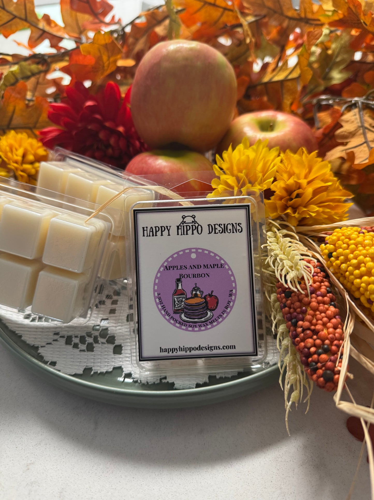 Apples and Maple Bourbon Wax melts- Fall Fragrance