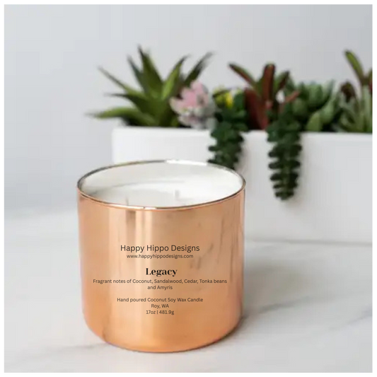 Legacy 3- wick 17oz luxury candle