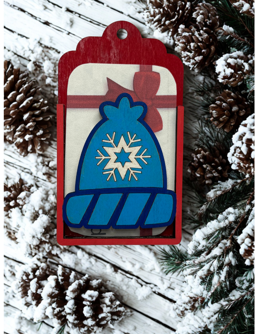 Winter Hat gift card holder